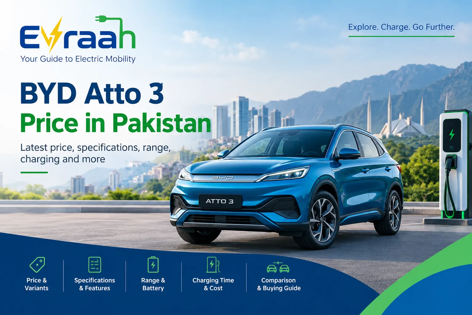 BYD Atto 3 electric SUV, Advance variant, sold in Pakistan in 2026